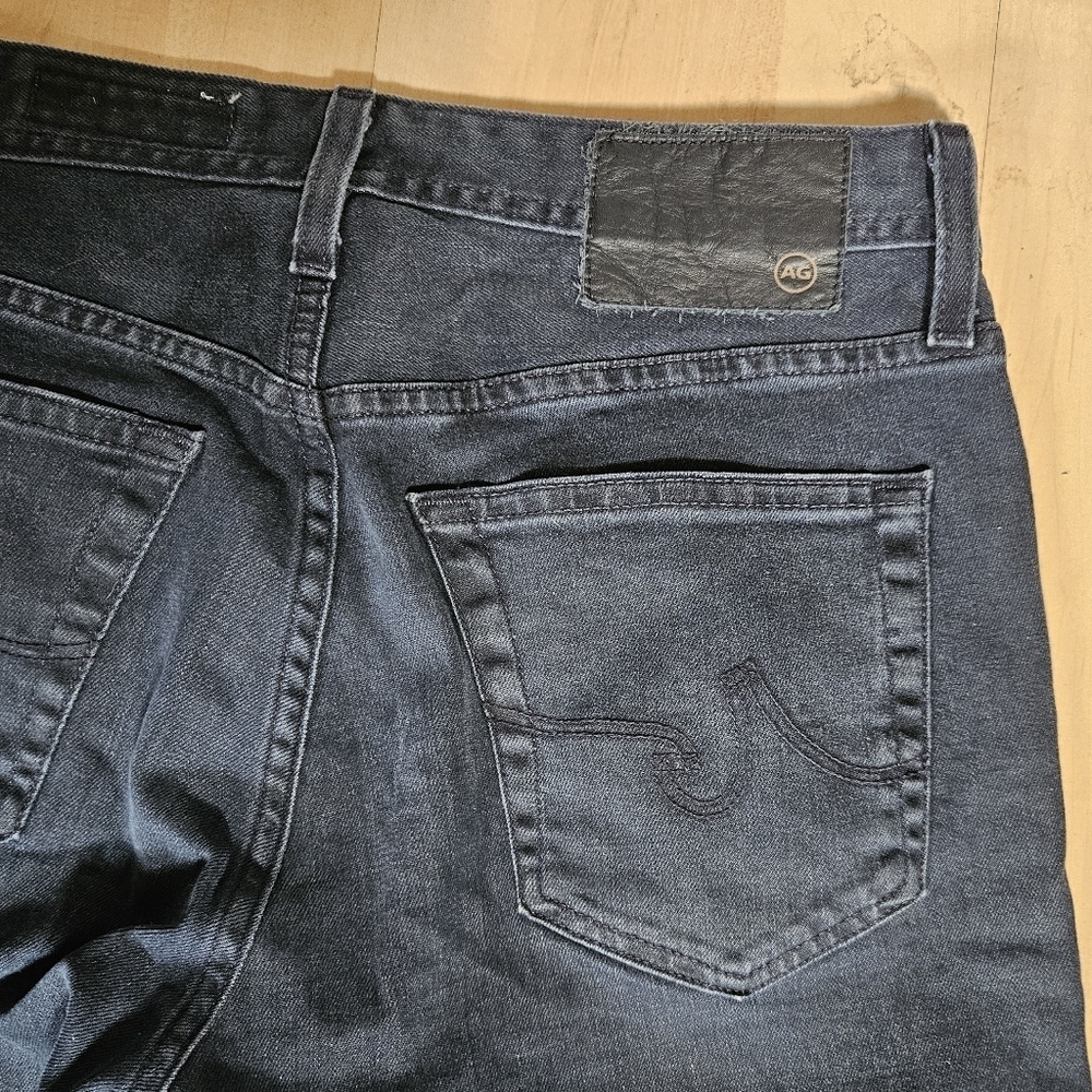 AG Adrian Goldschmied Mens Everett Slim Straight Cloud Soft Denim Jeans sz 30R - Picture 6 of 12